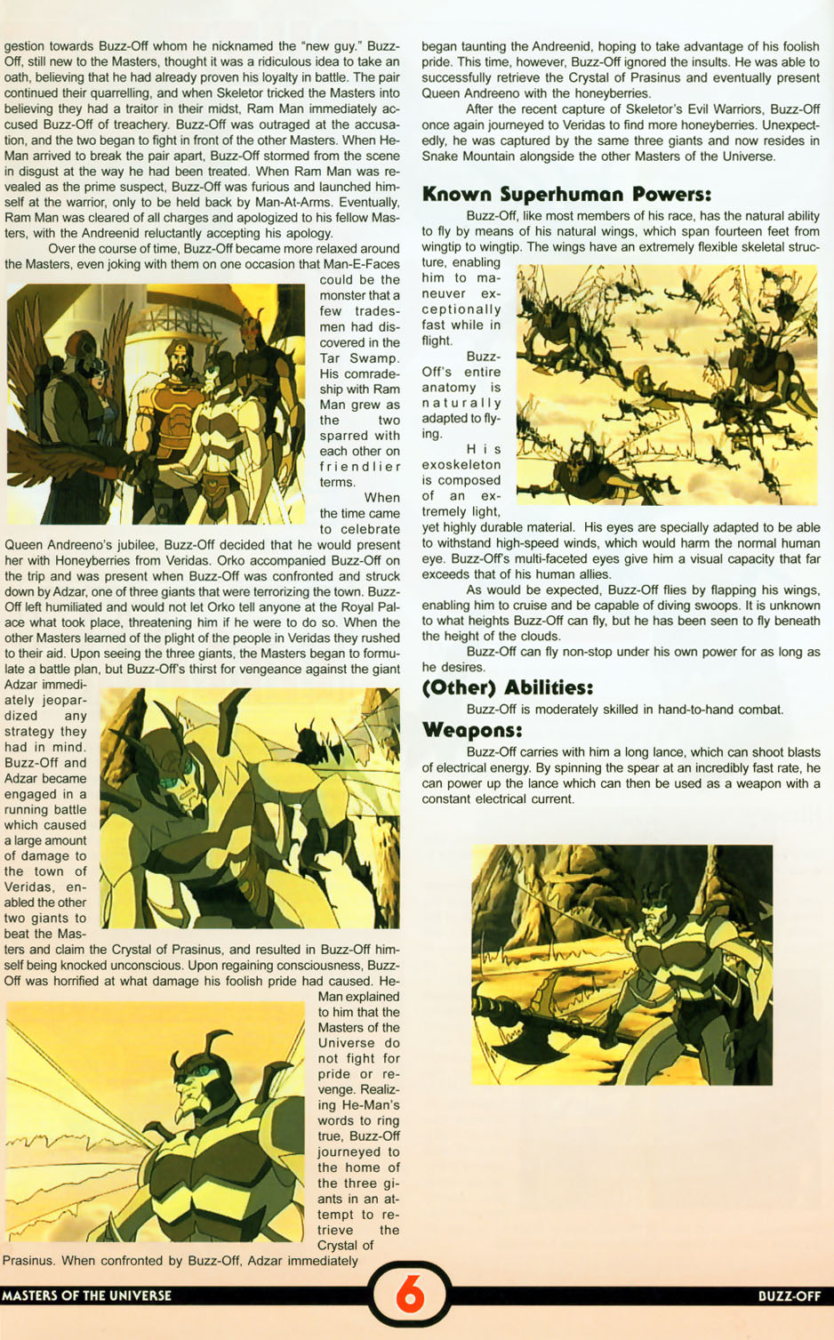 Read online Masters of the Universe Encyclopedia comic -  Issue # Full - 8