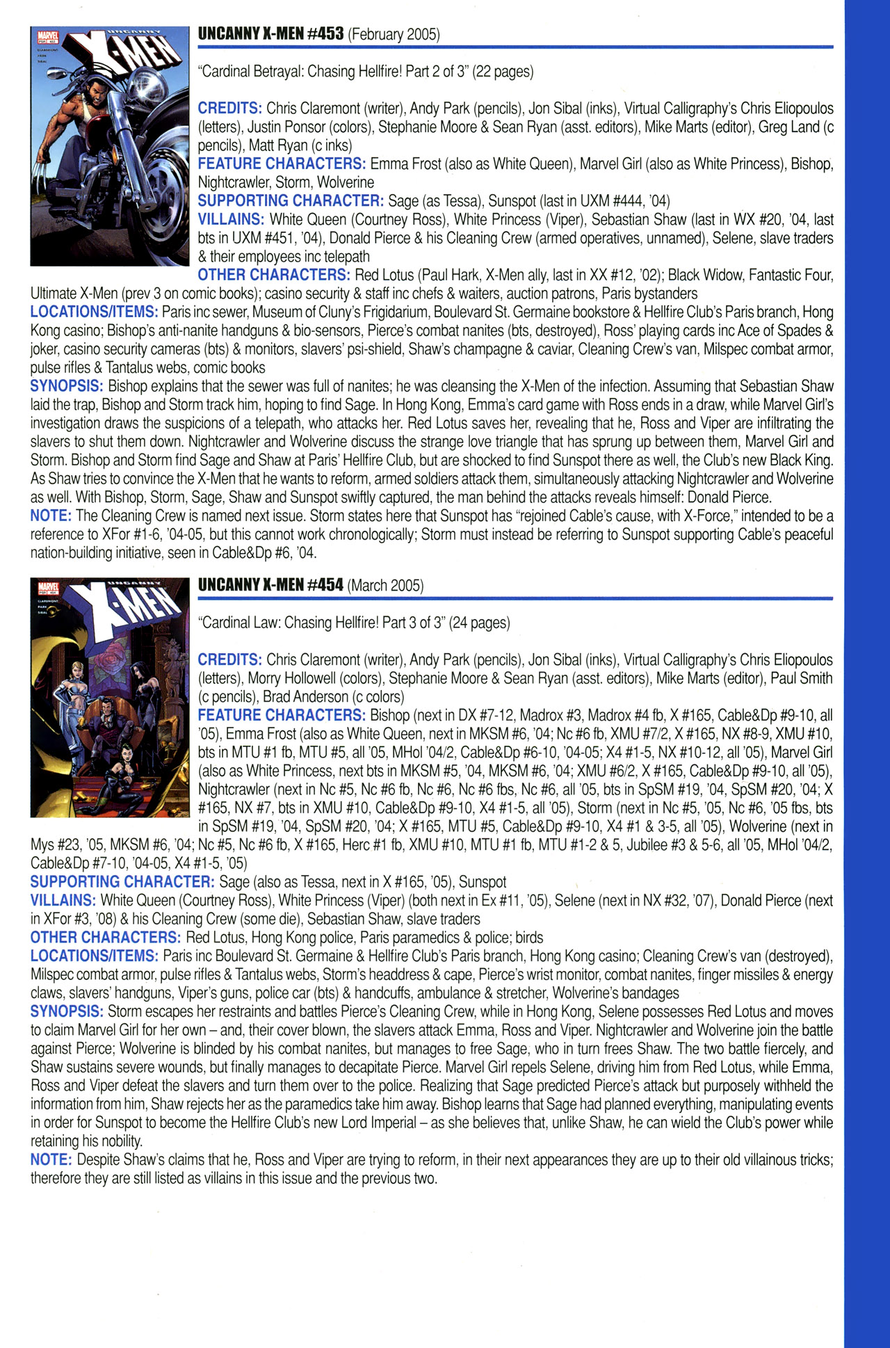 Read online Official Index to the Marvel Universe comic -  Issue #11 - 65
