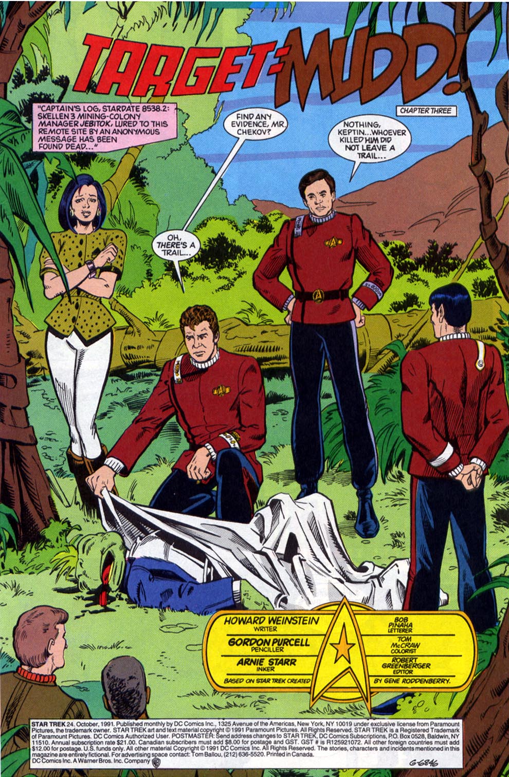 Read online Star Trek (1989) comic -  Issue #24 - 2