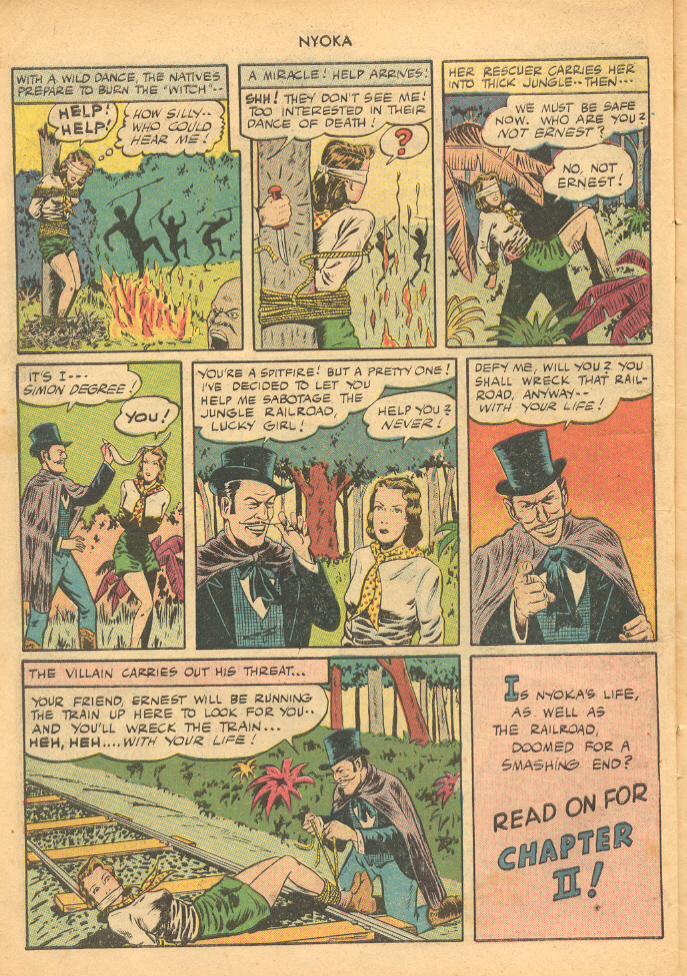 Read online Nyoka the Jungle Girl (1945) comic -  Issue #11 - 10