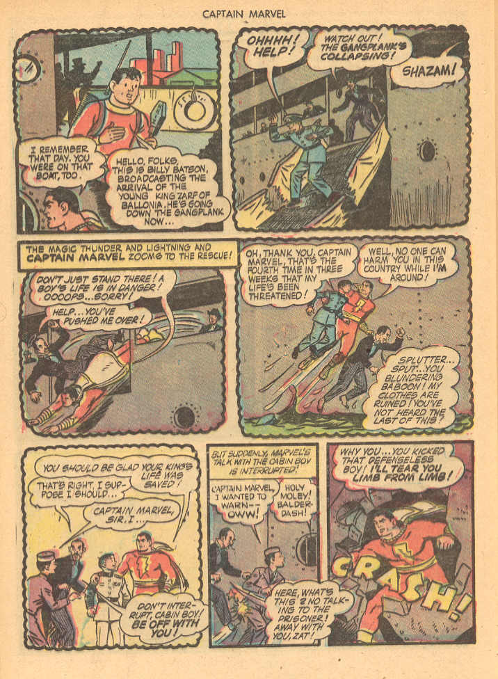 Read online Captain Marvel Adventures comic -  Issue #33 - 40