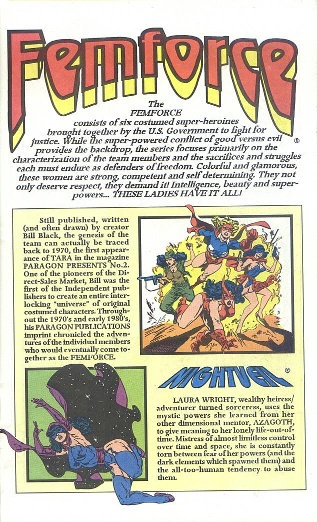 Read online Femforce: The Capricorn Chronicles comic -  Issue # TPB - 5