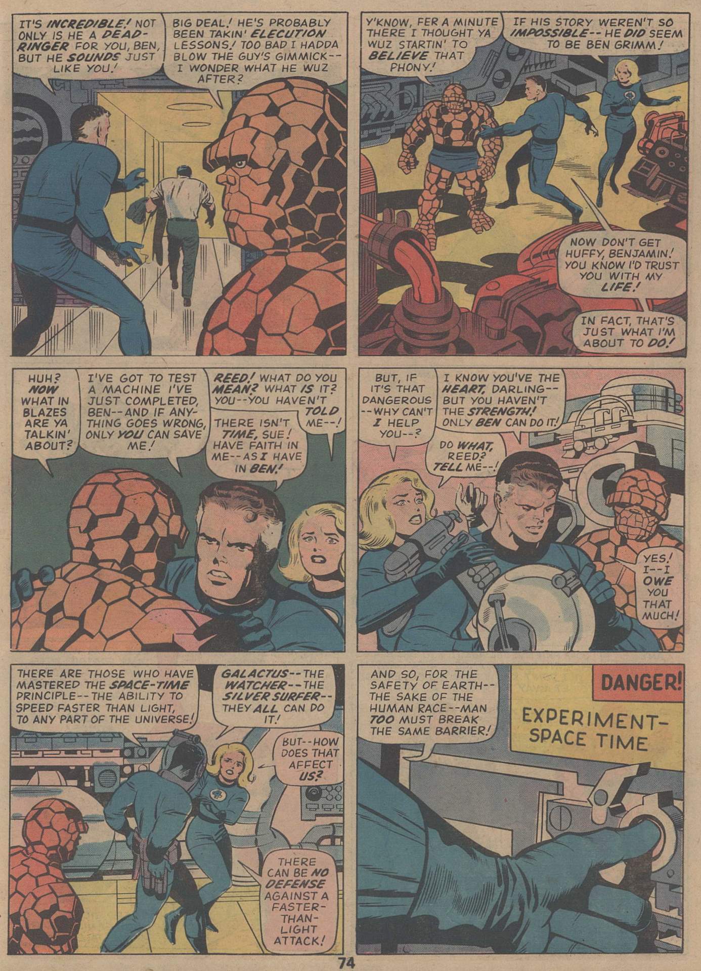 Read online Marvel Treasury Edition comic -  Issue #11 - 74