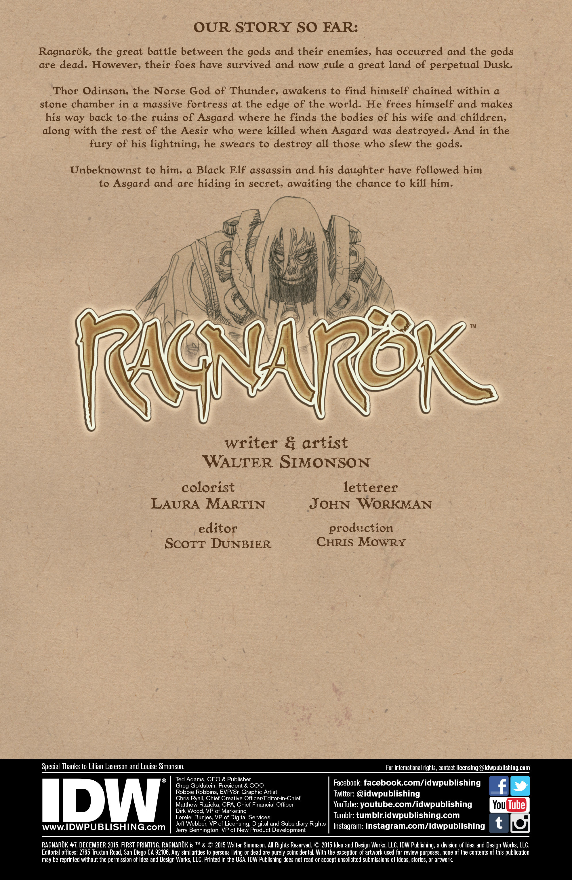 Read online Ragnarok comic -  Issue #7 - 2