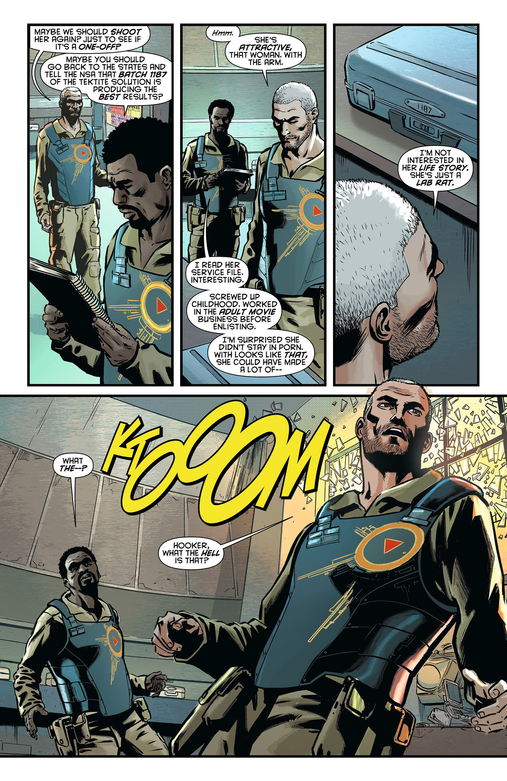Read online Resurrection Man (2011) comic -  Issue #5 - 13