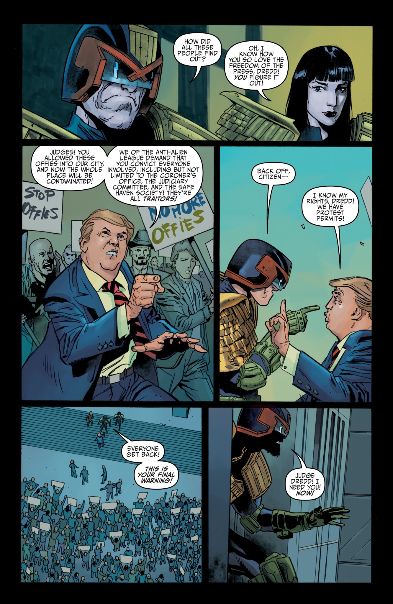 Read online Judge Dredd: Toxic comic -  Issue #1 - 19