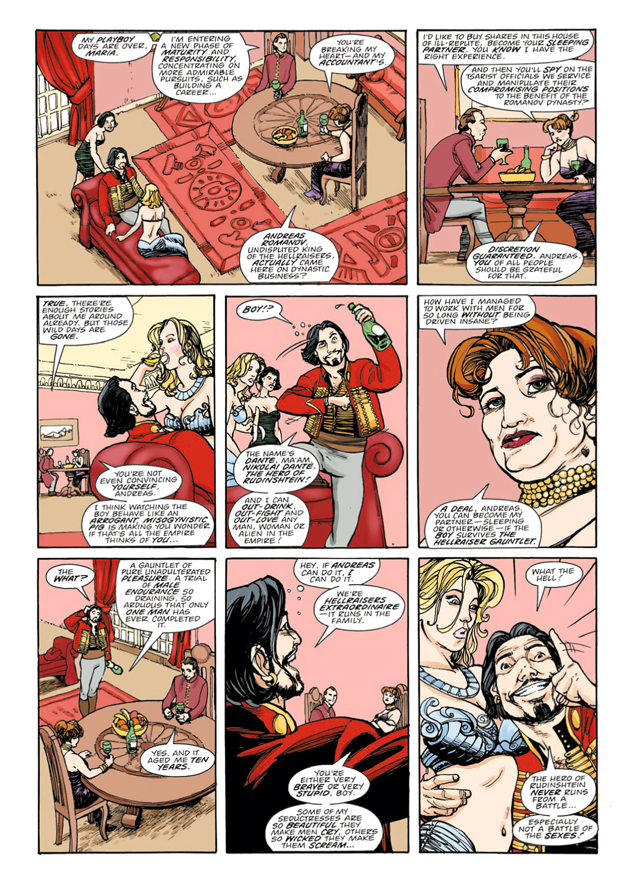 Read online Nikolai Dante comic -  Issue # TPB 2 - 128