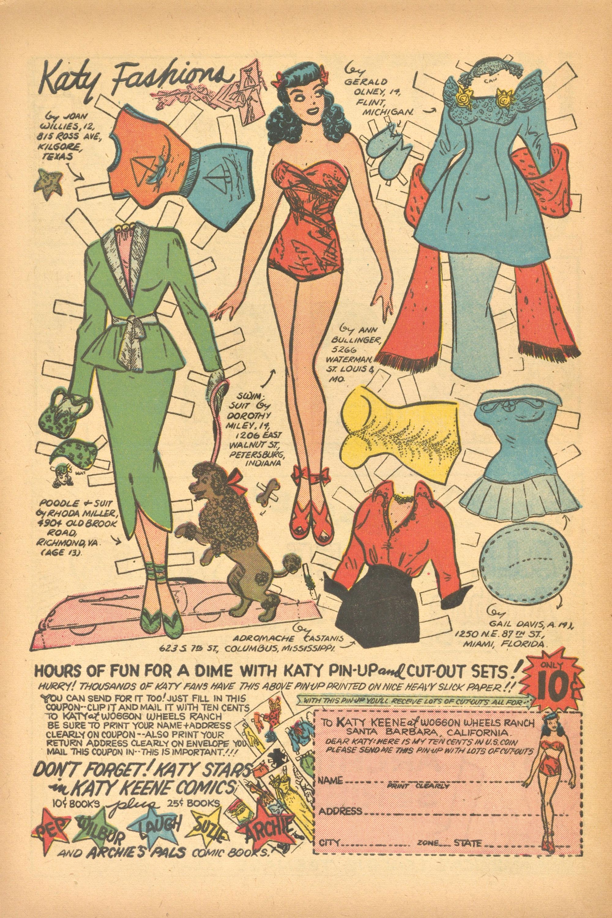 Read online Katy Keene (1949) comic -  Issue #23 - 28