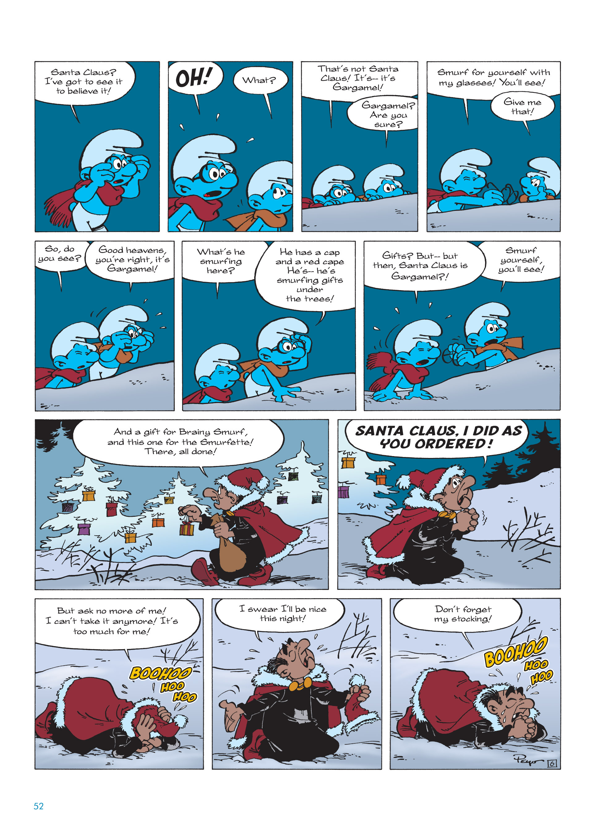 Read online The Smurfs Christmas comic -  Issue # Full - 52