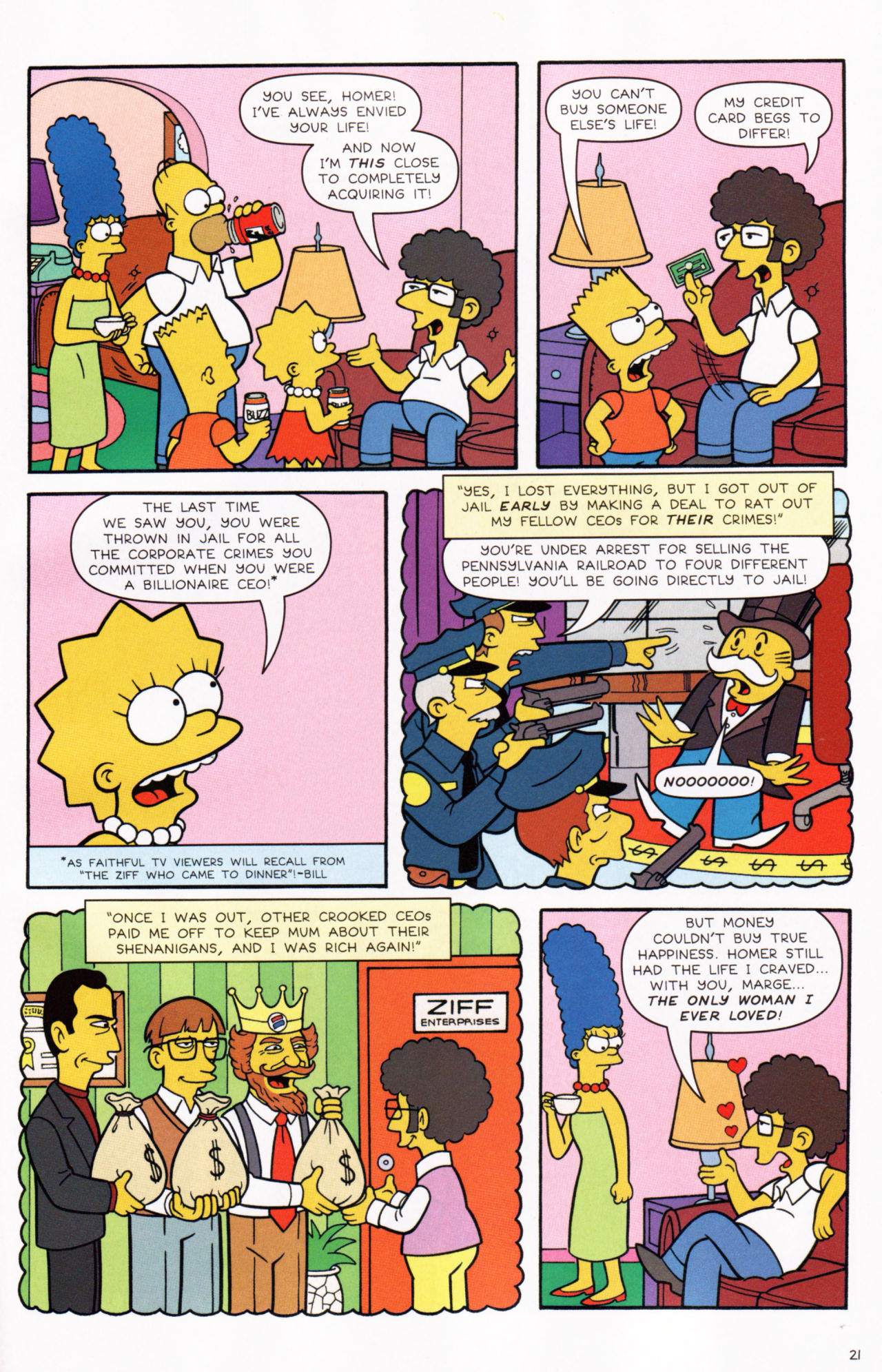Read online Simpsons Comics comic -  Issue #130 - 18