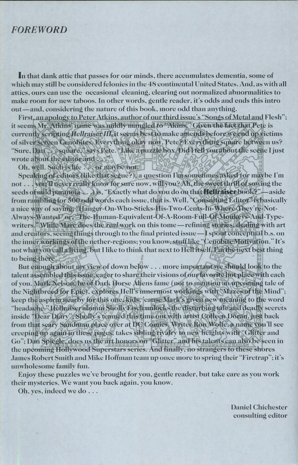 Read online Clive Barker's Hellraiser (1989) comic -  Issue #5 - 4