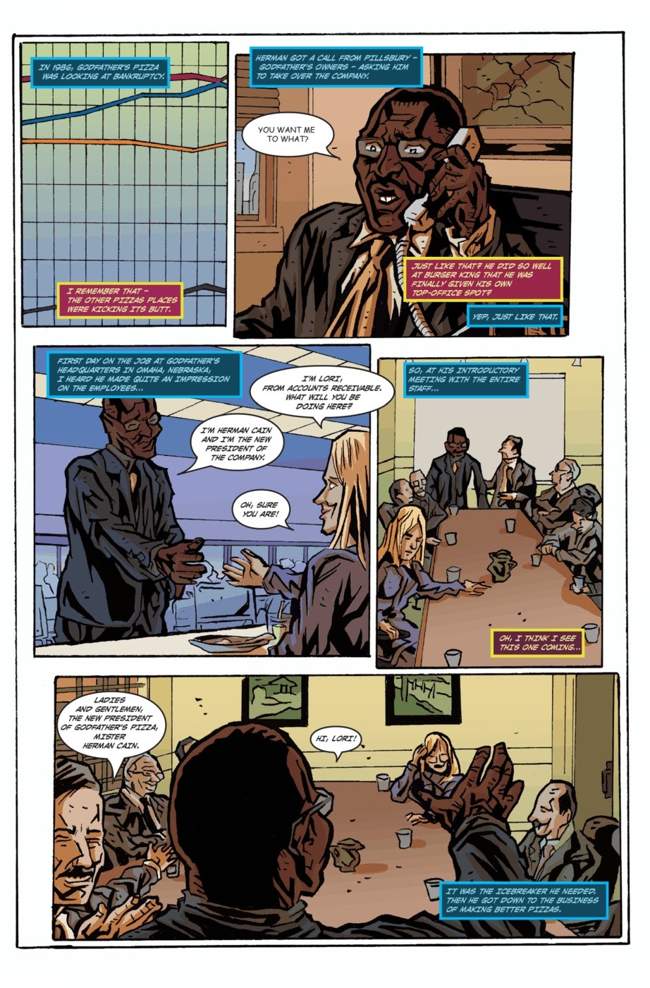 Read online Political Power: Herman Cain comic -  Issue # Full - 8