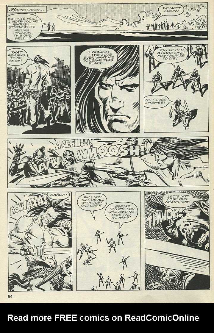 Read online The Savage Sword Of Conan comic -  Issue #136 - 53