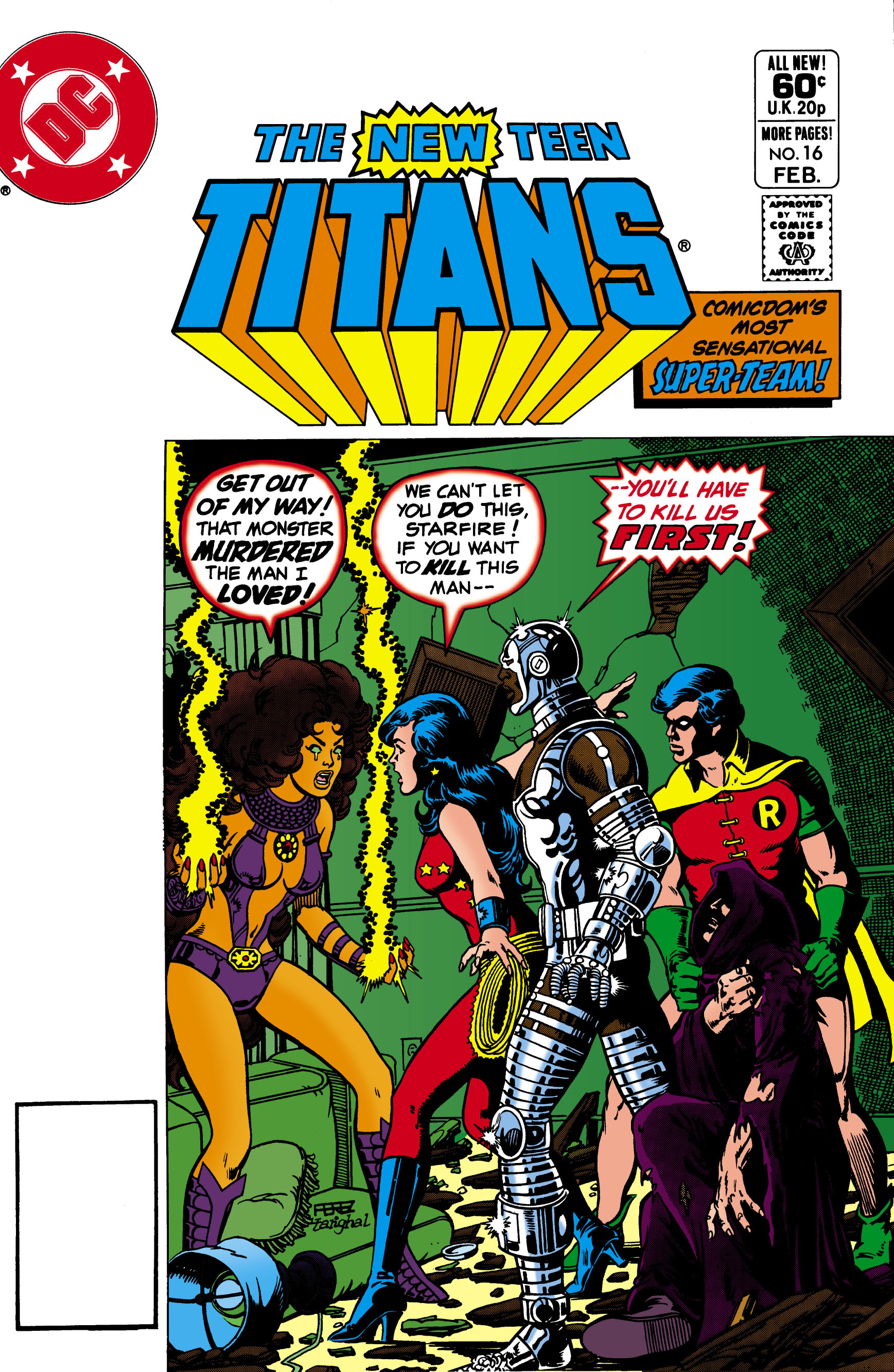 Read online The New Teen Titans (1980) comic -  Issue #16 - 1