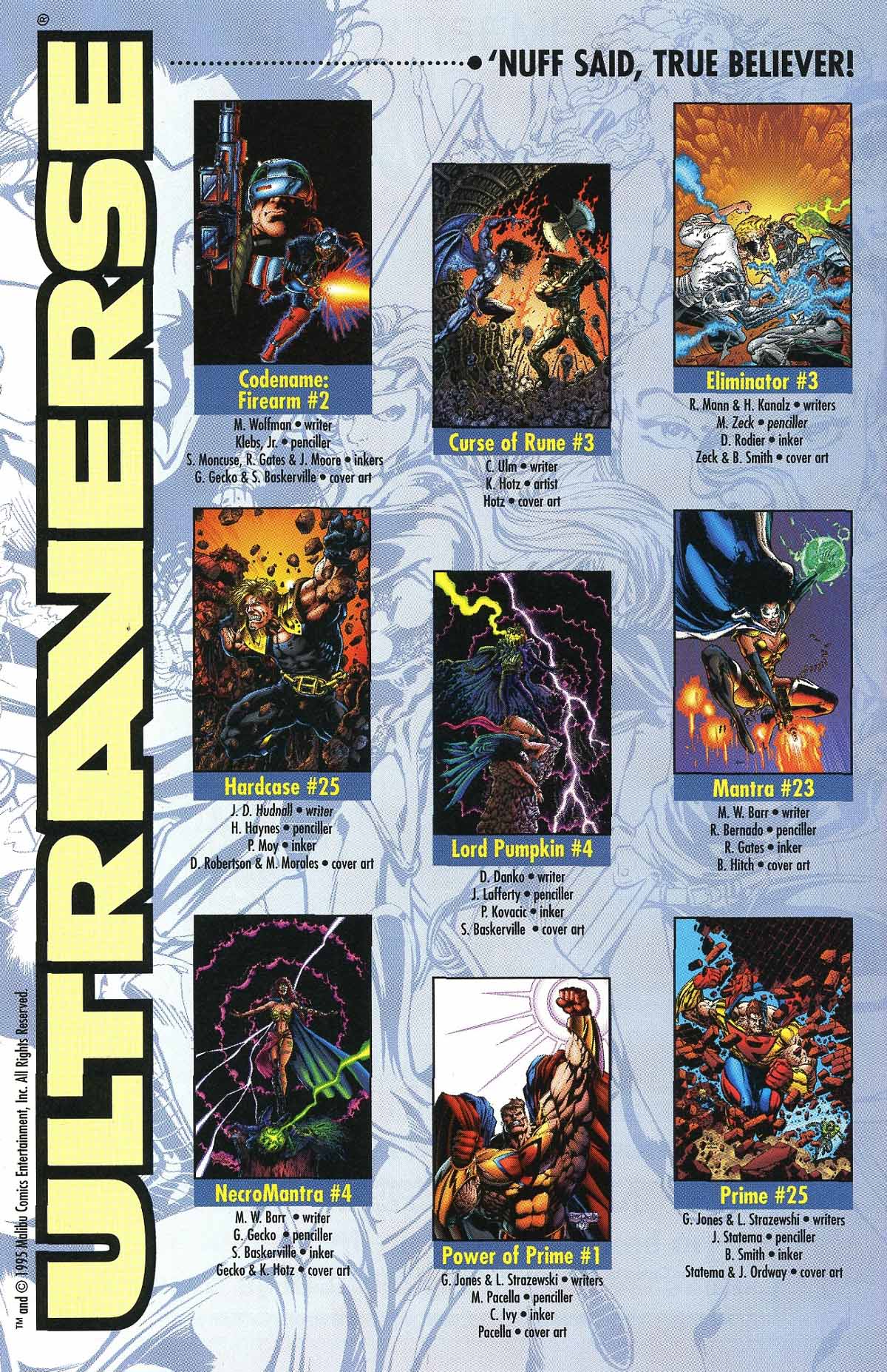 Read online UltraForce/Avengers Prelude comic -  Issue # Full - 34