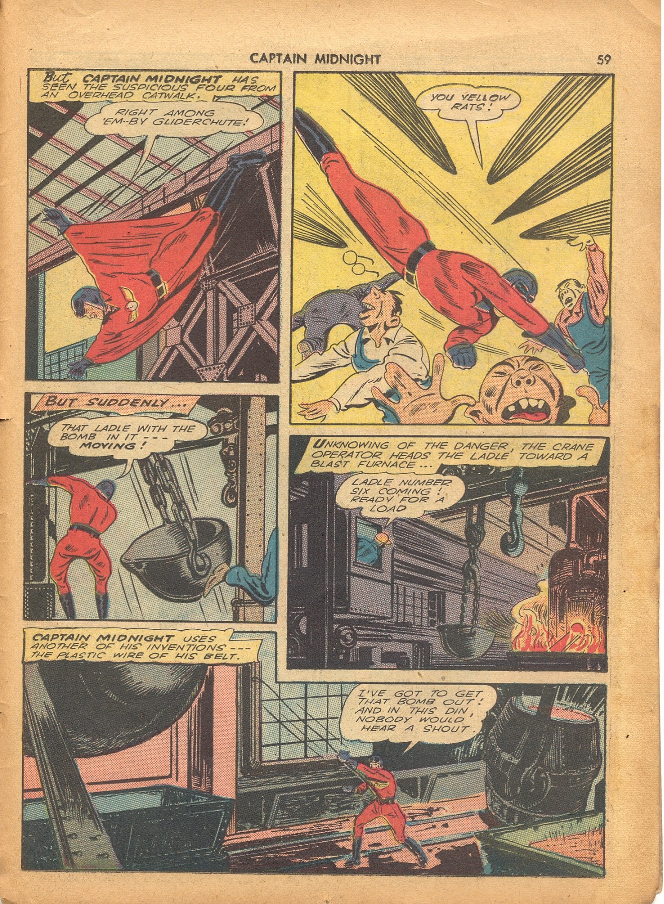 Read online Captain Midnight (1942) comic -  Issue #4 - 60