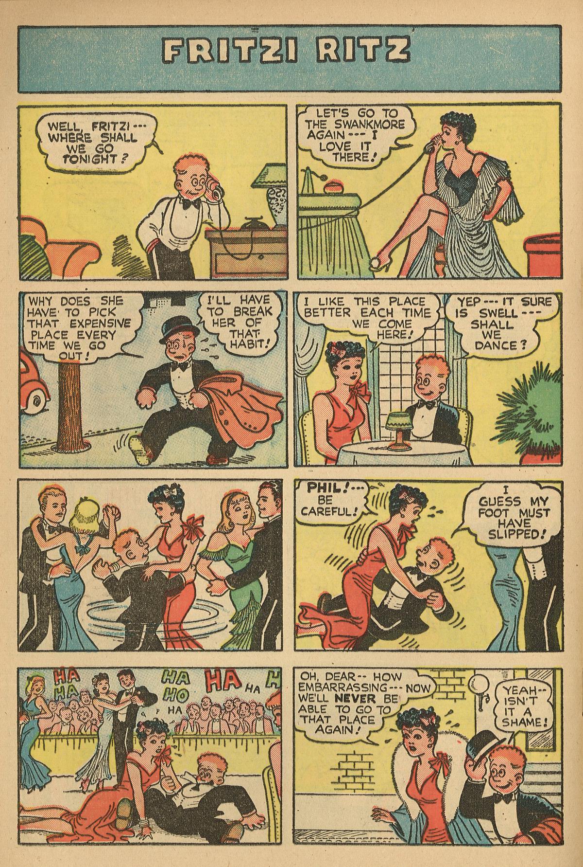 Read online Fritzi Ritz (1948) comic -  Issue #4 - 20