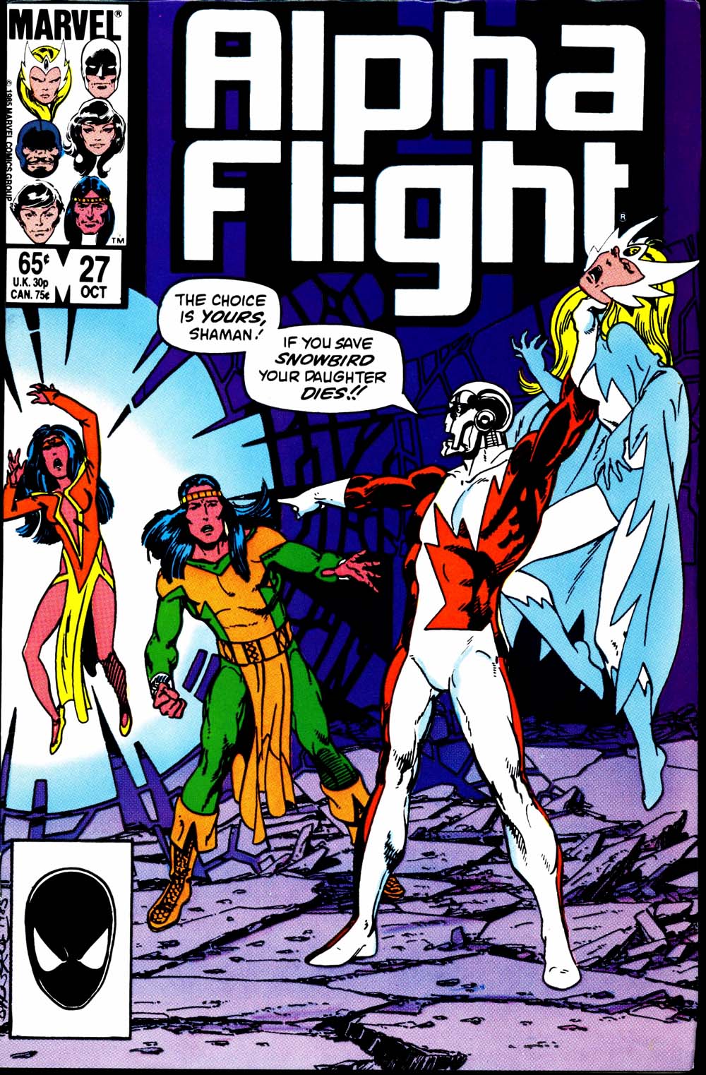 Read online Alpha Flight (1983) comic -  Issue #27 - 1