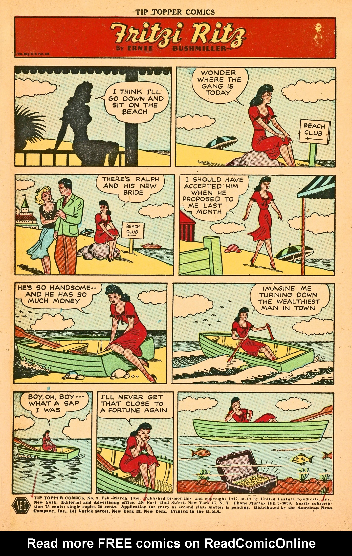 Read online Tip Topper Comics comic -  Issue #3 - 3