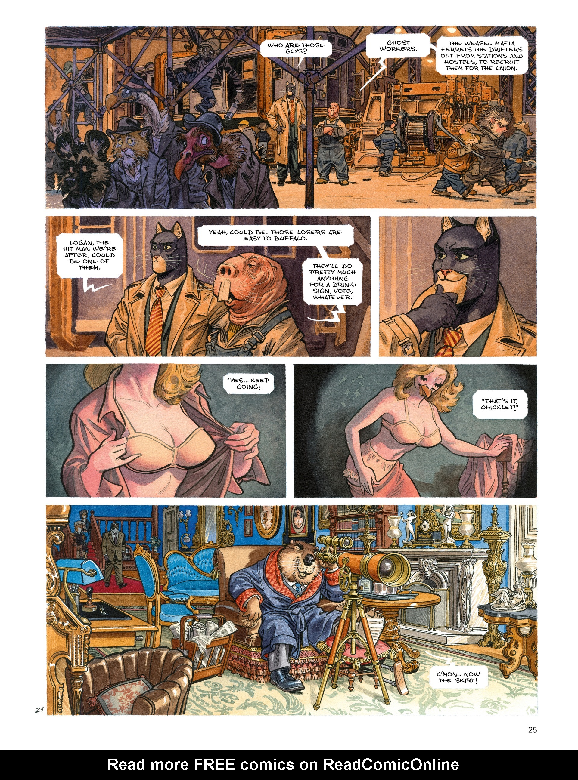 Read online Blacksad: They All Fall Down · Part One comic -  Issue # TPB - 27