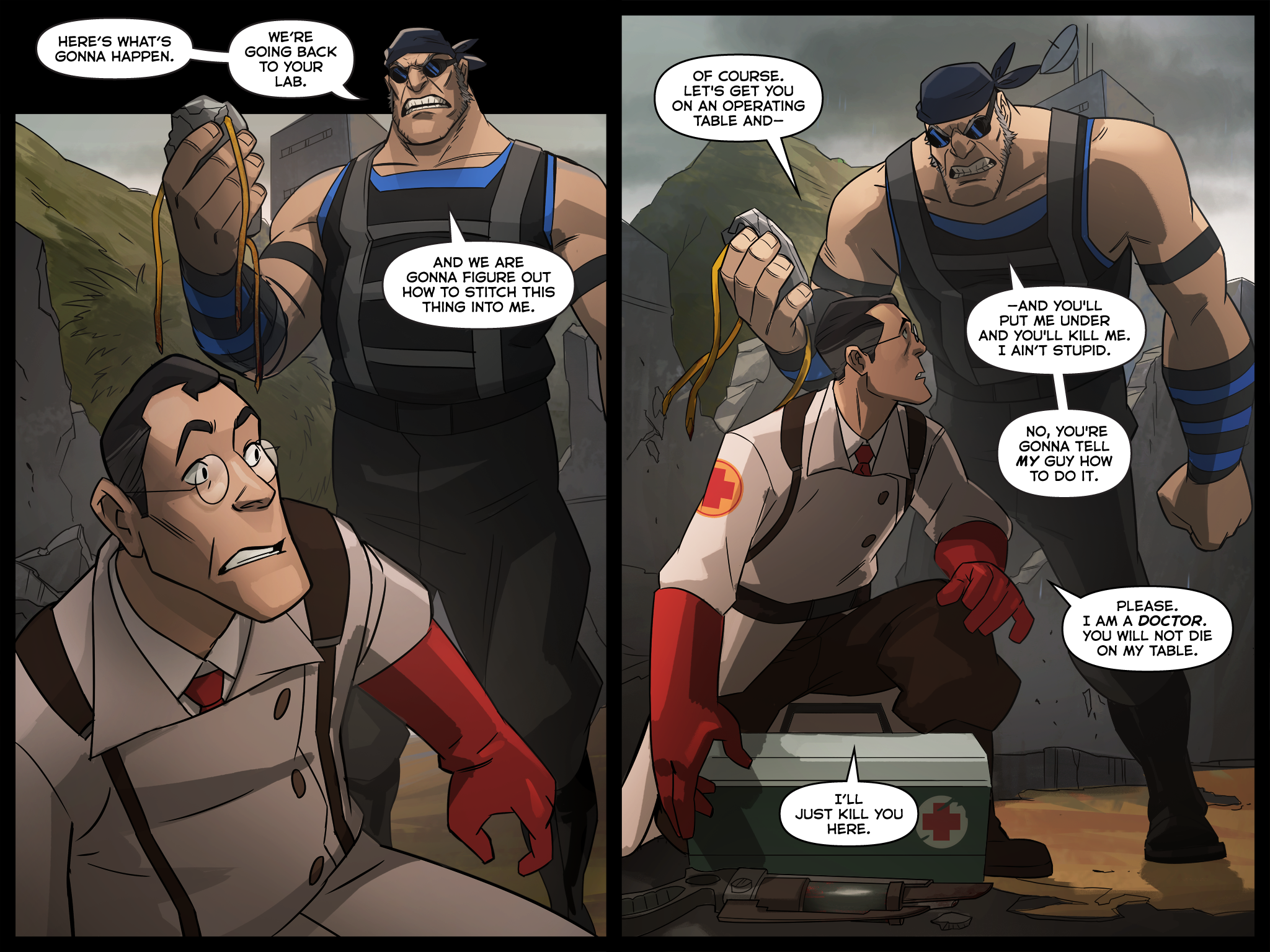 Read online Team Fortress 2 comic -  Issue #6 - 101