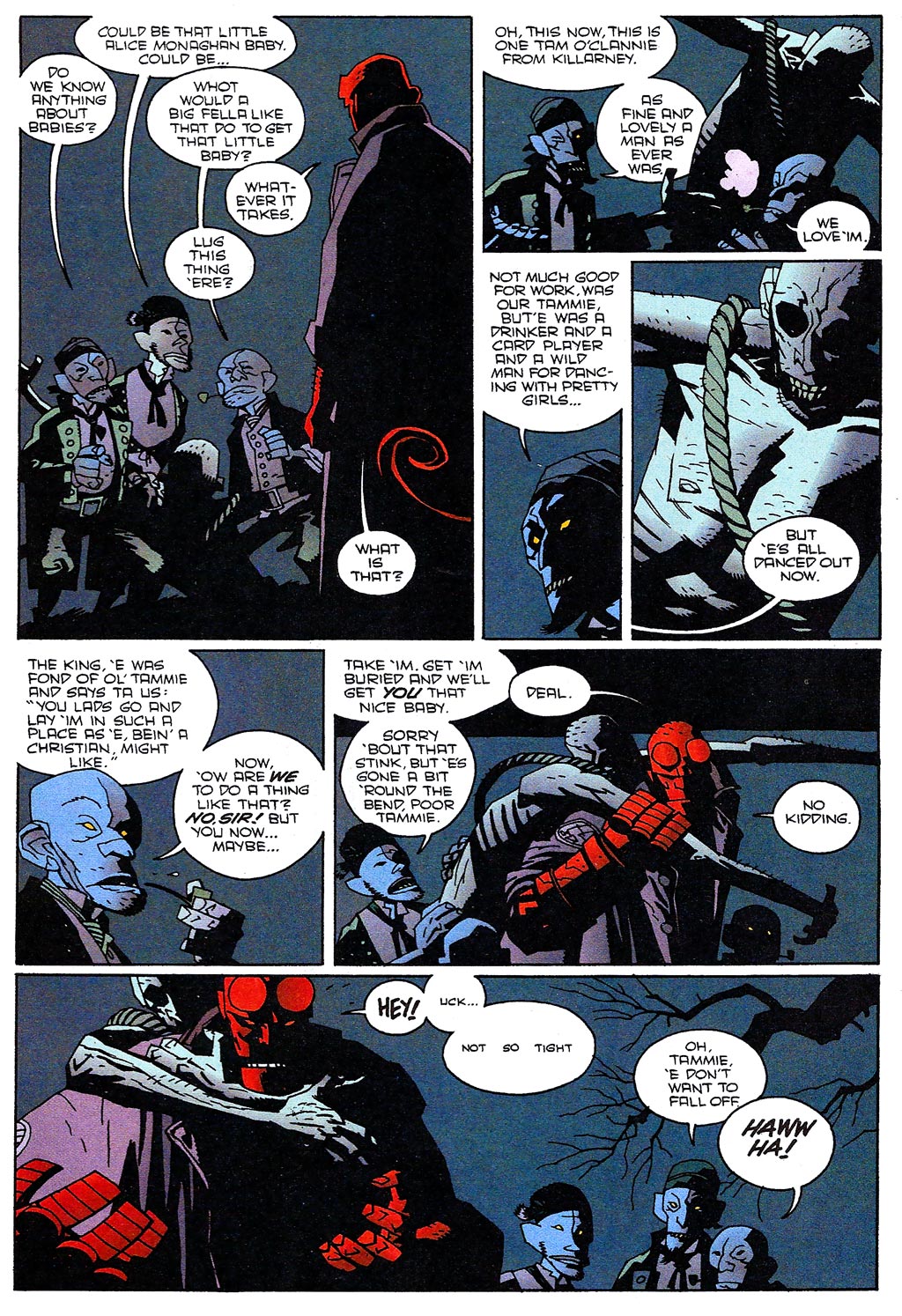 Read online Hellboy: The Corpse and the Iron Shoes comic -  Issue # Full - 9