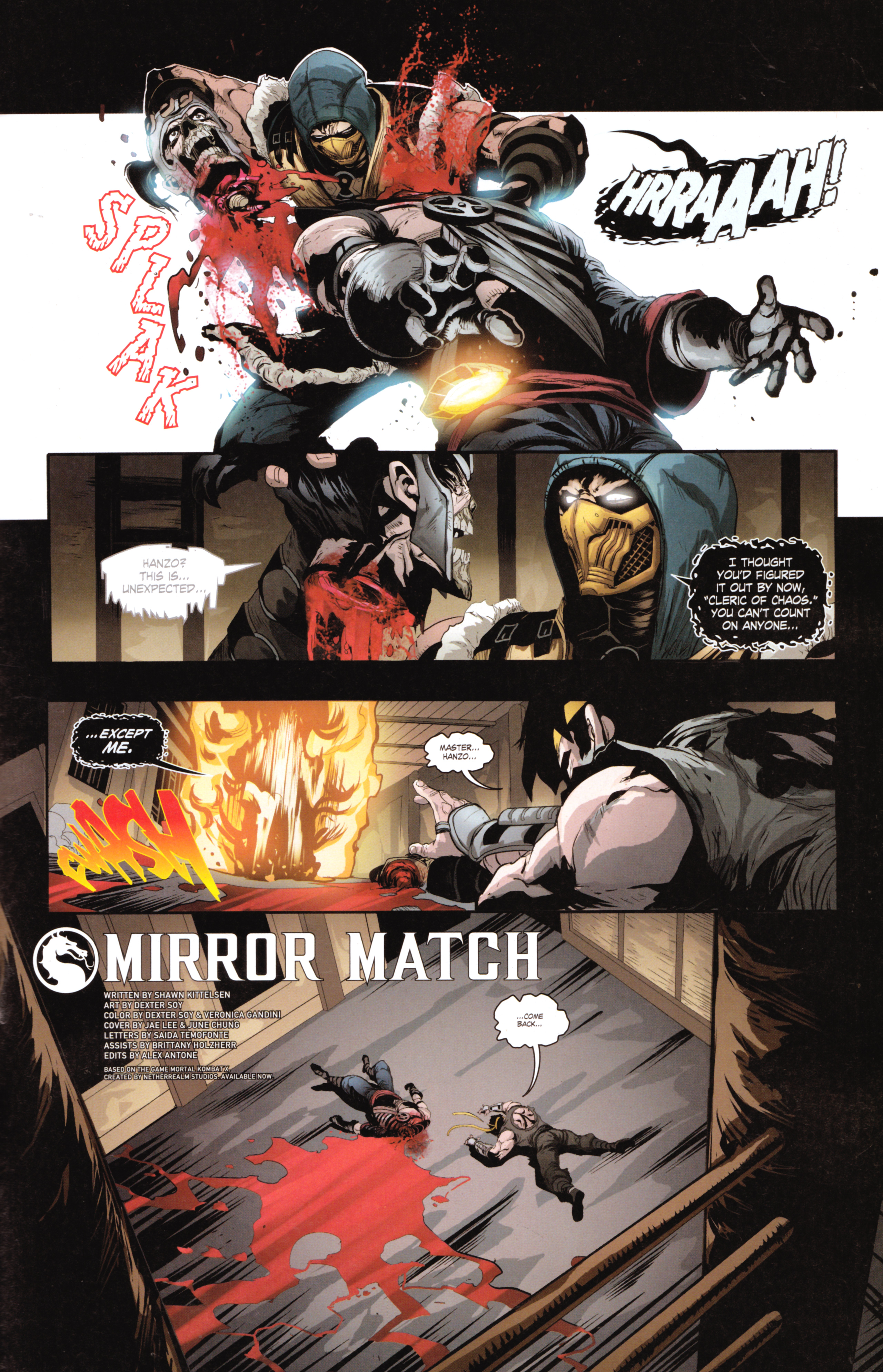 Read online Mortal Kombat X [II] comic -  Issue #11 - 27