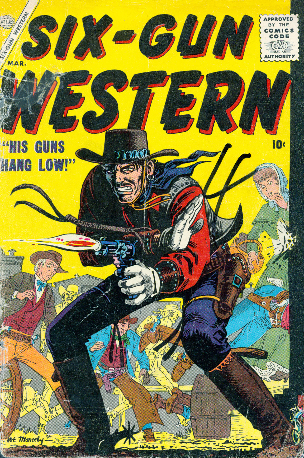 Read online Six-Gun Western comic -  Issue #2 - 1