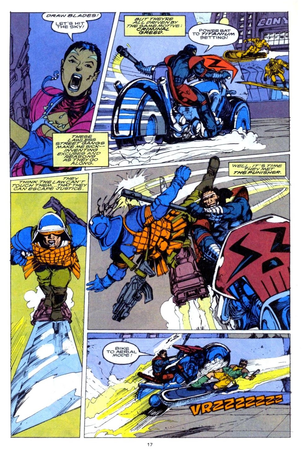 Read online Punisher 2099 comic -  Issue #14 - 15