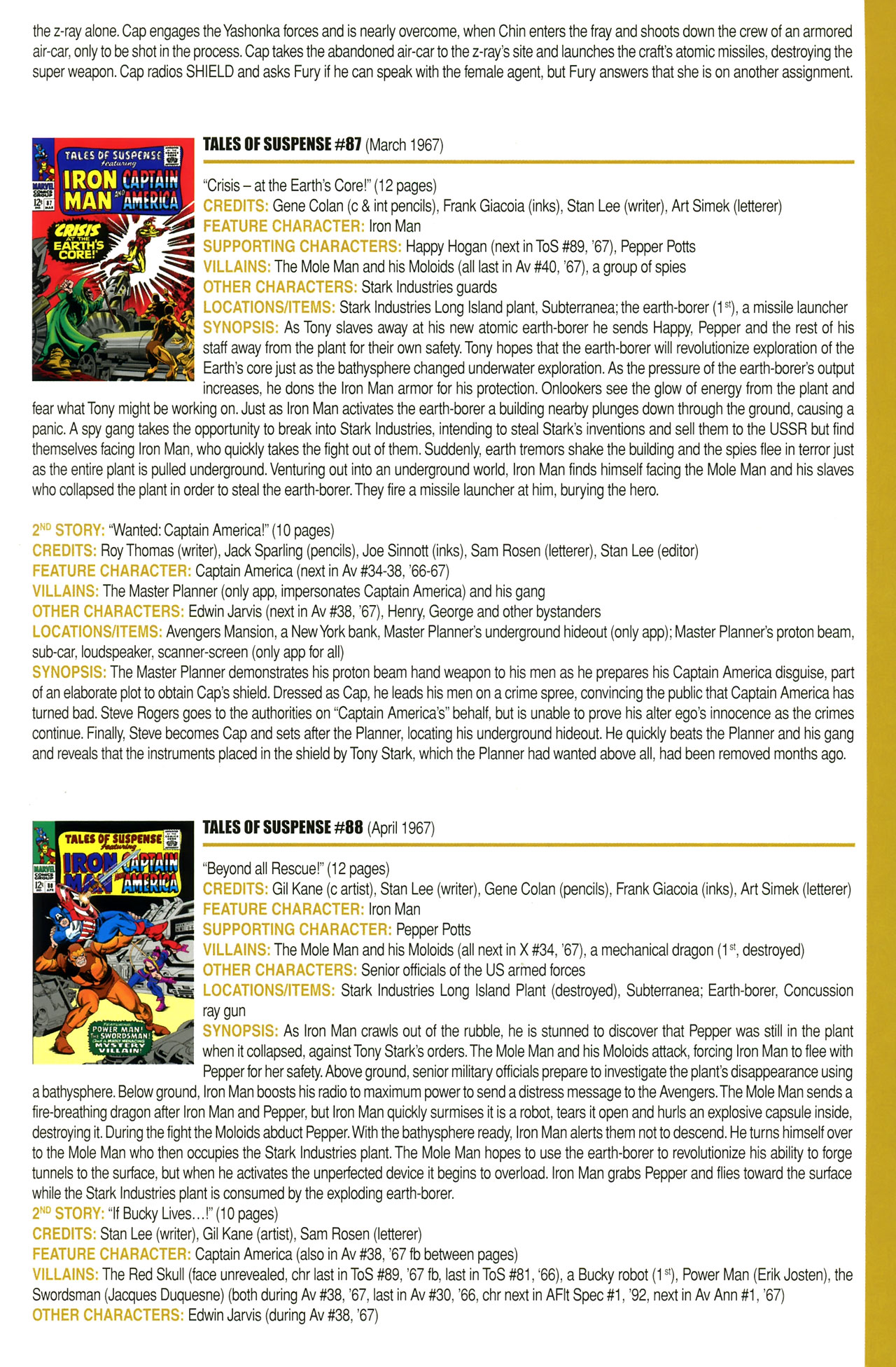Read online Official Index to the Marvel Universe comic -  Issue #2 - 31