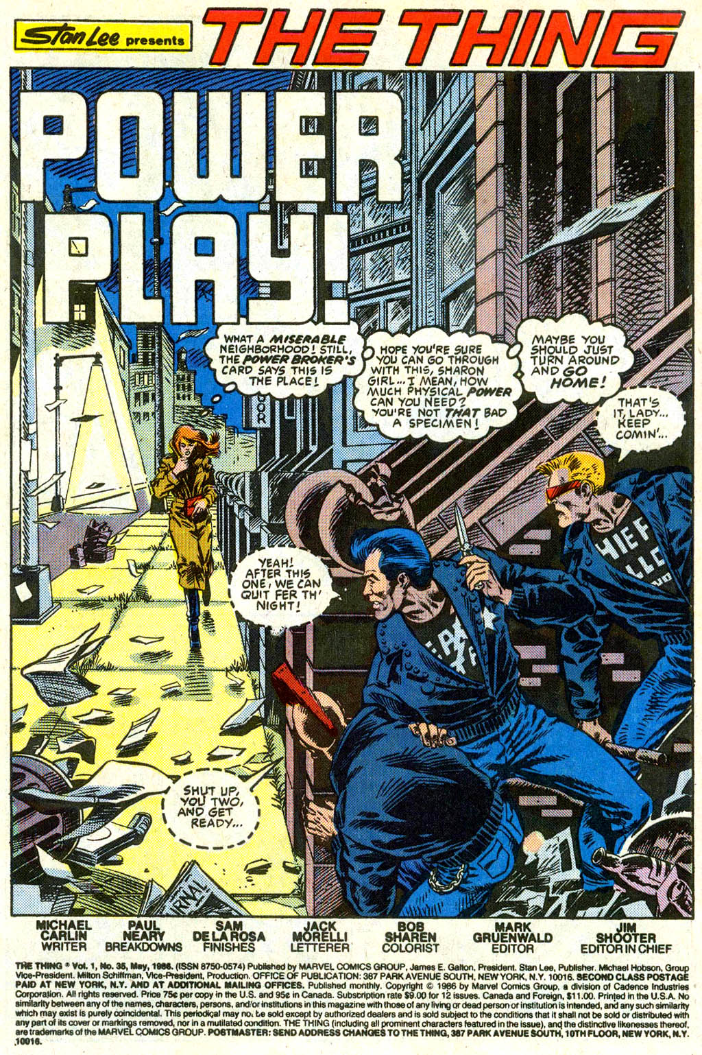 Read online The Thing comic -  Issue #35 - 2