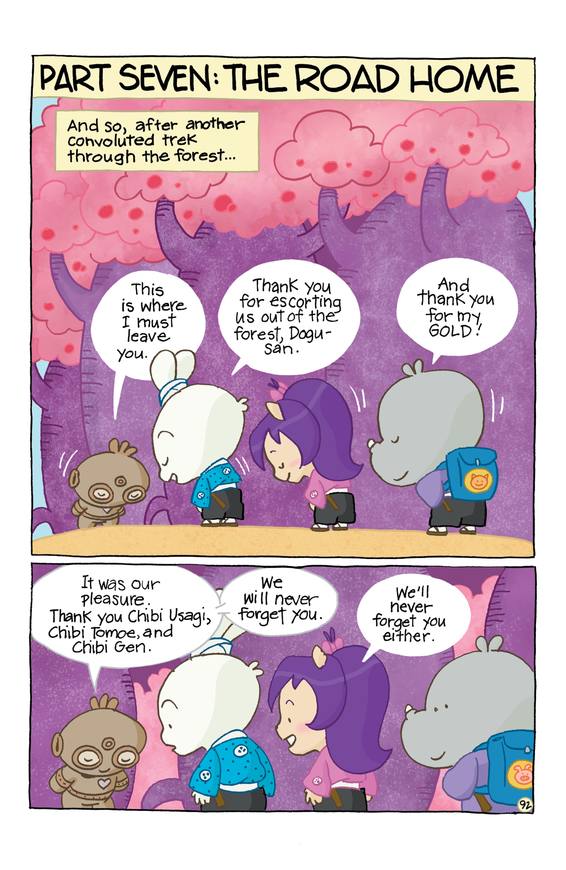 Read online Chibi-Usagi: Attack of the Heebie Chibis comic -  Issue # TPB - 96
