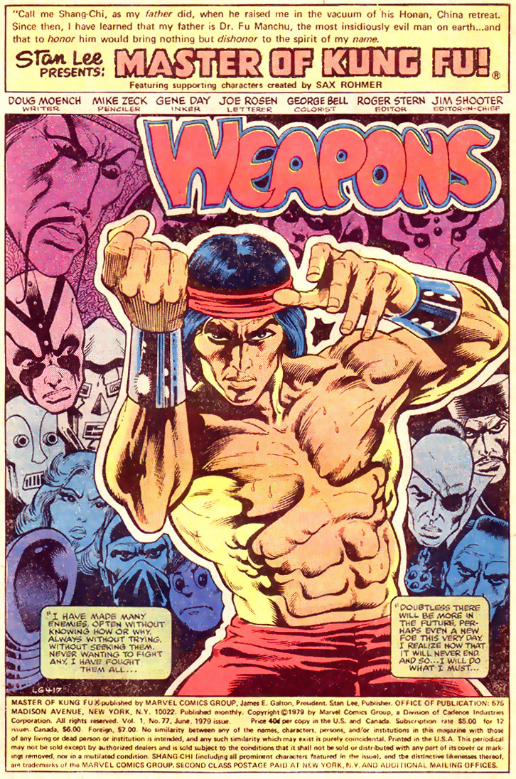 Read online Master of Kung Fu (1974) comic -  Issue #77 - 2