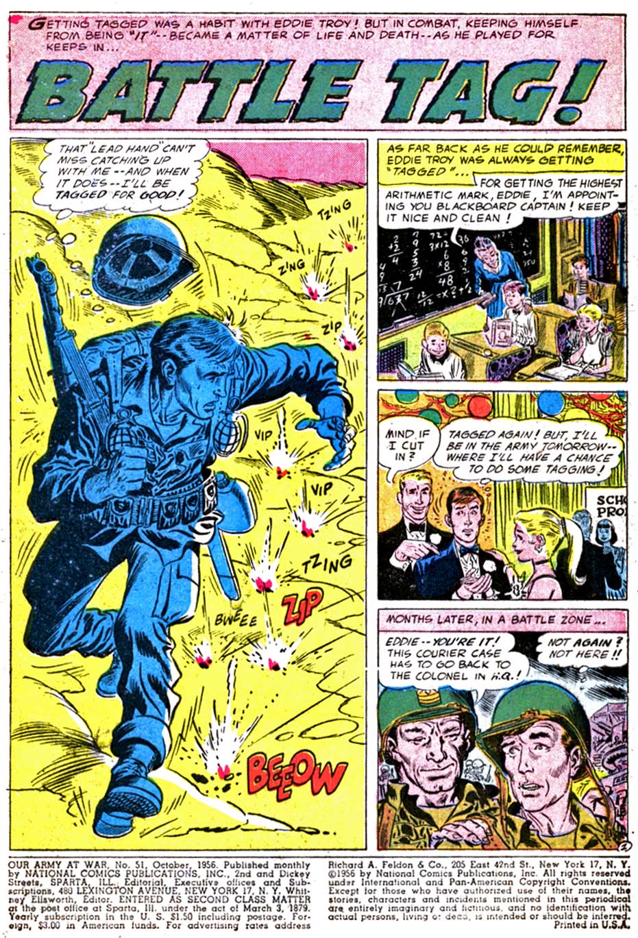 Read online Our Army at War (1952) comic -  Issue #51 - 3