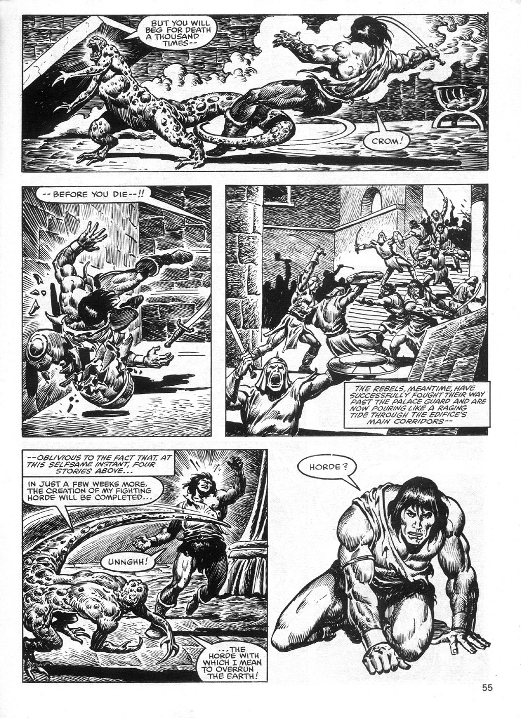 Read online The Savage Sword Of Conan comic -  Issue #99 - 54