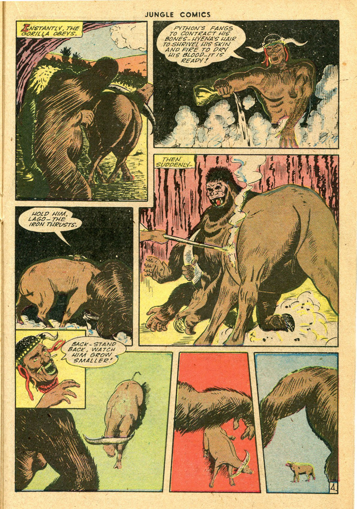 Read online Jungle Comics comic -  Issue #63 - 34