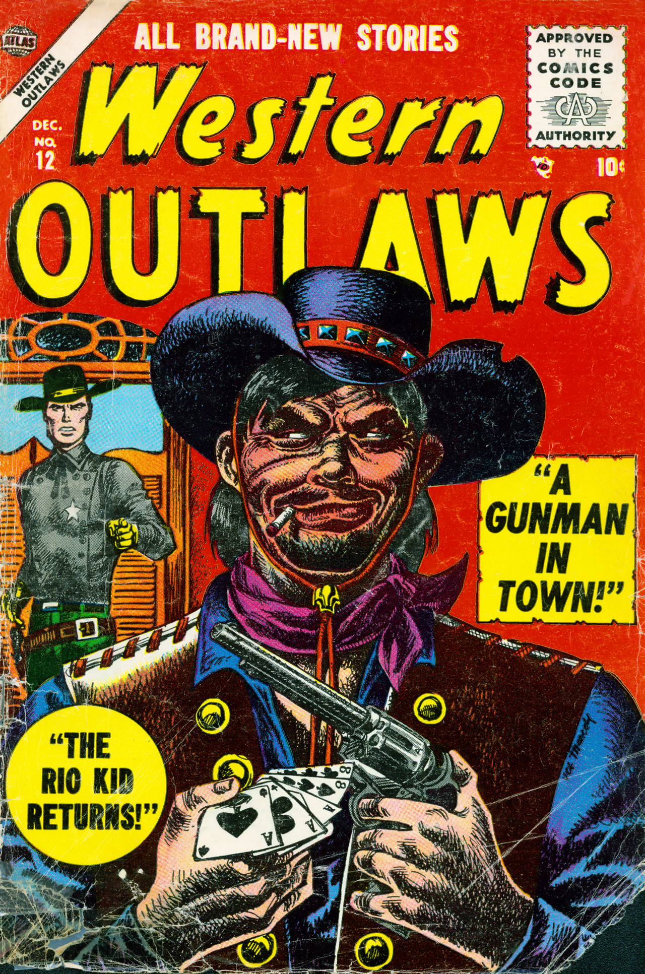 Read online Western Outlaws (1954) comic -  Issue #12 - 1