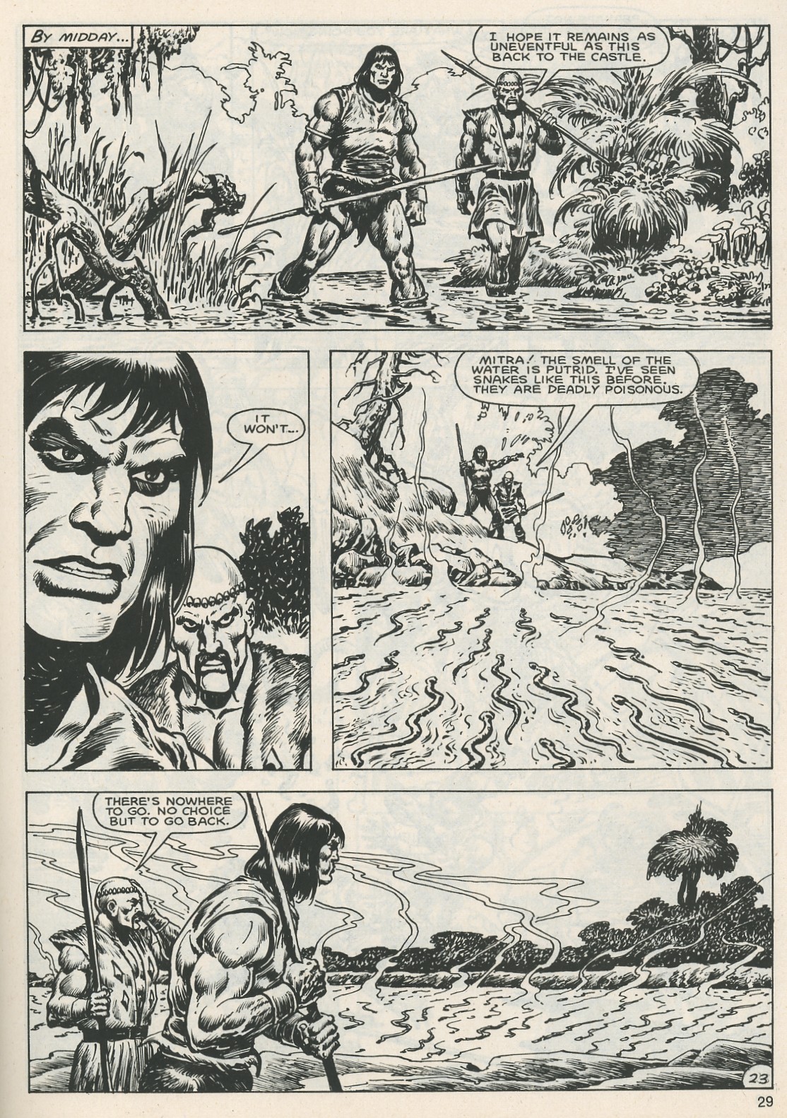 Read online The Savage Sword Of Conan comic -  Issue #113 - 29