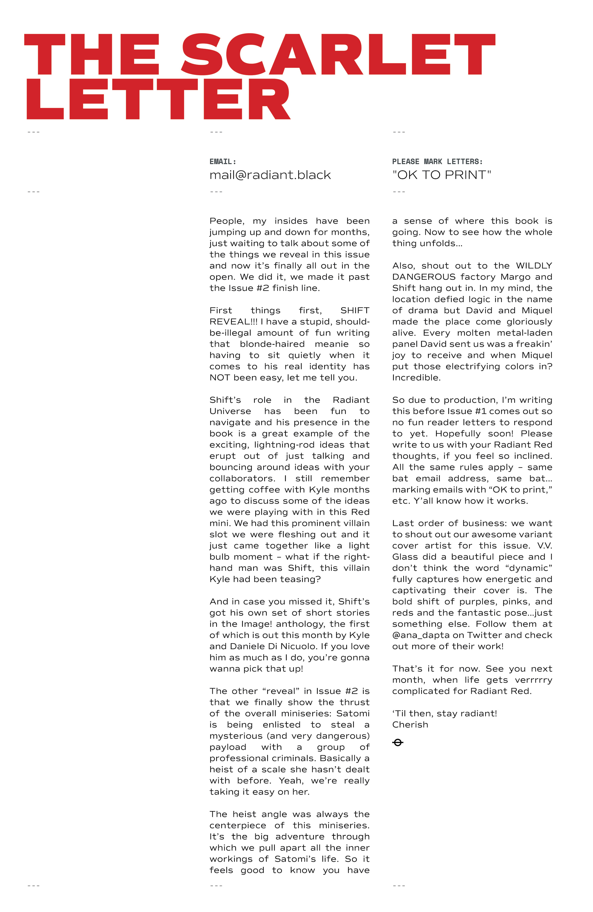 Read online Radiant Red comic -  Issue #2 - 24