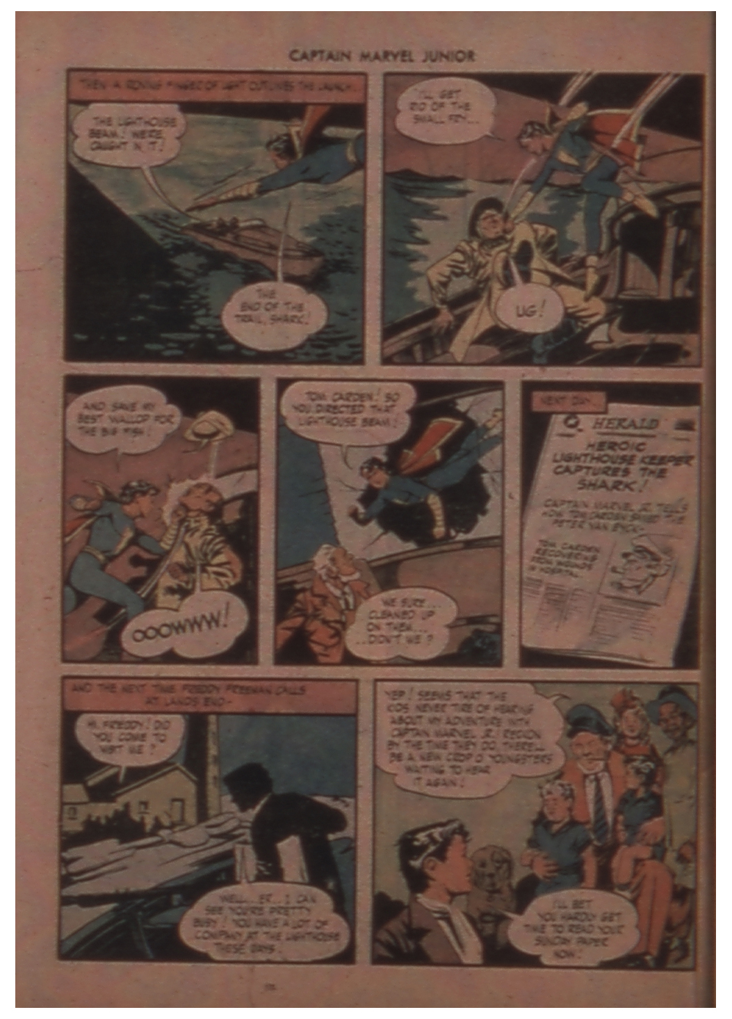 Read online Captain Marvel, Jr. comic -  Issue #32 - 32