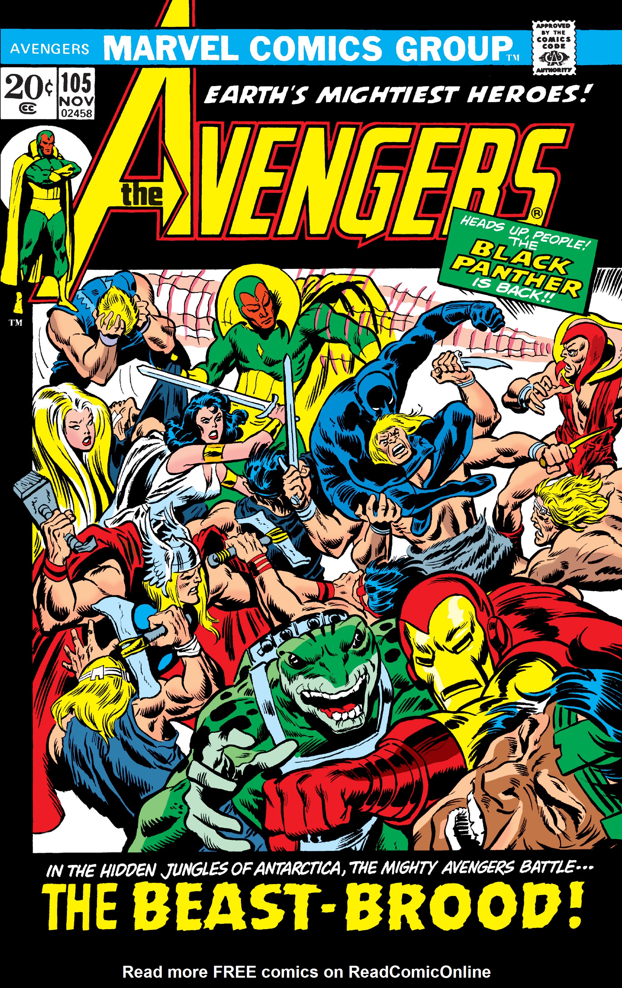 Read online Marvel Masterworks: The Avengers comic -  Issue # TPB 11 (Part 1) - 93