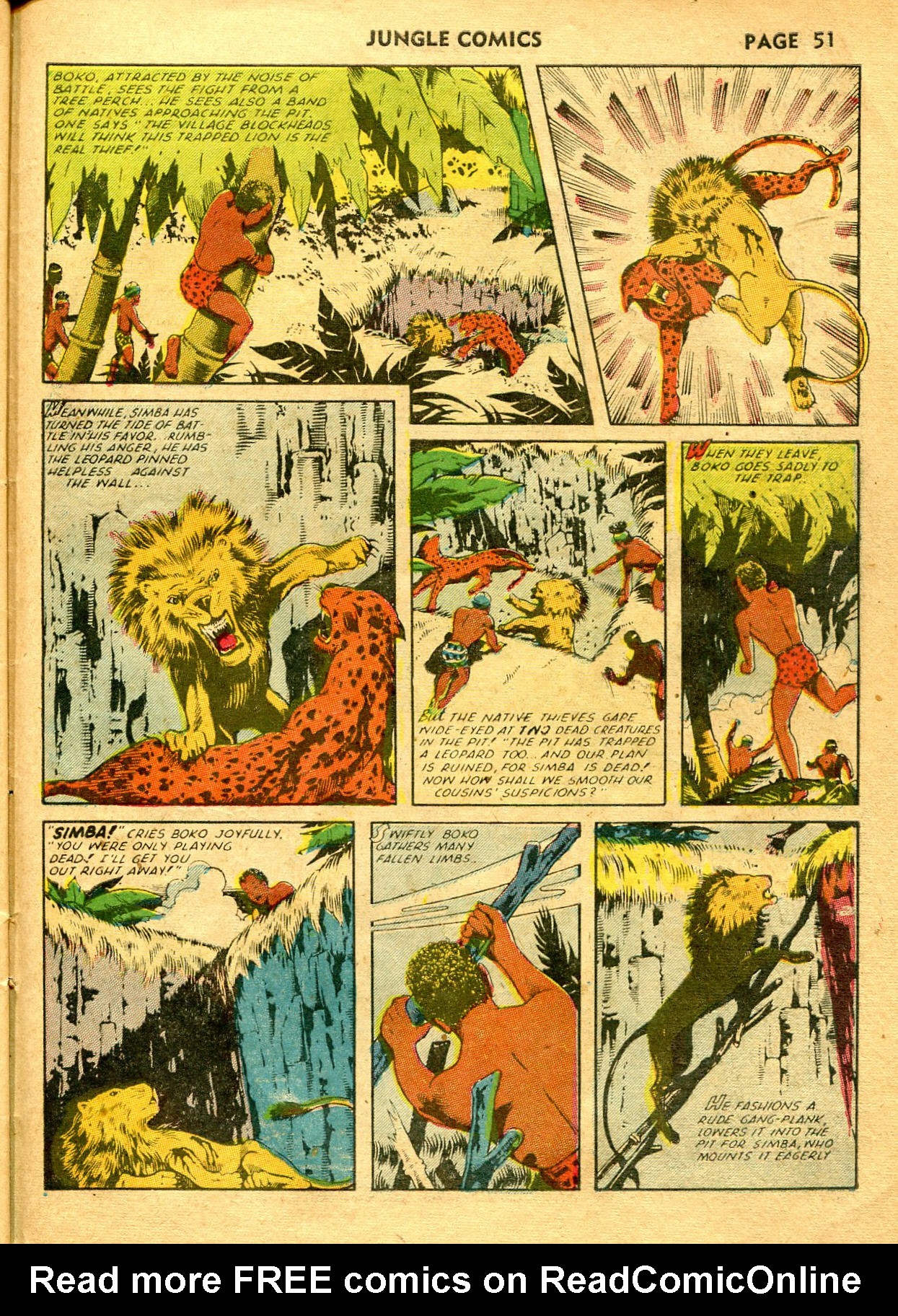 Read online Jungle Comics comic -  Issue #33 - 53