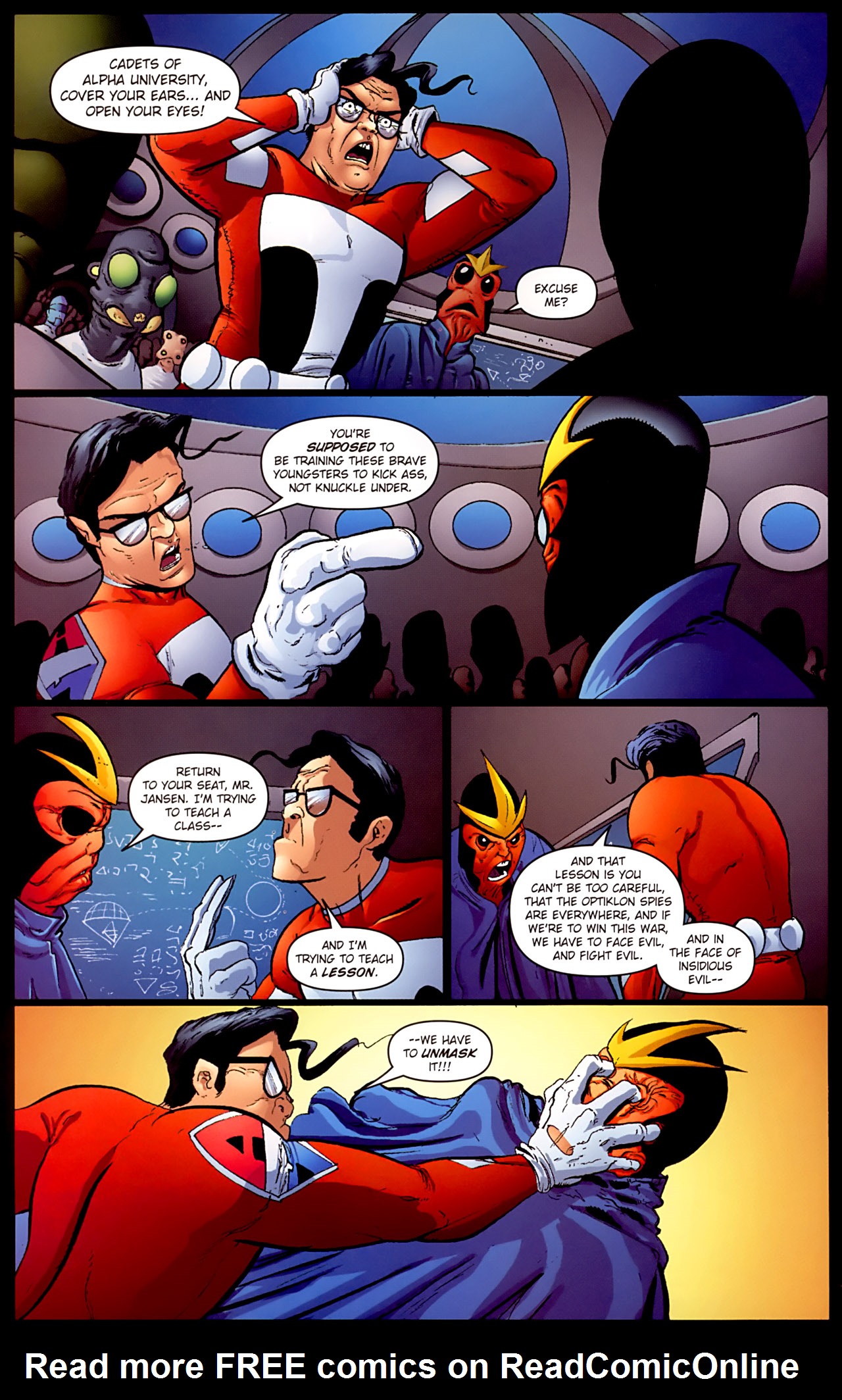 Read online Stephen Colbert's Tek Jansen comic -  Issue #2 - 9