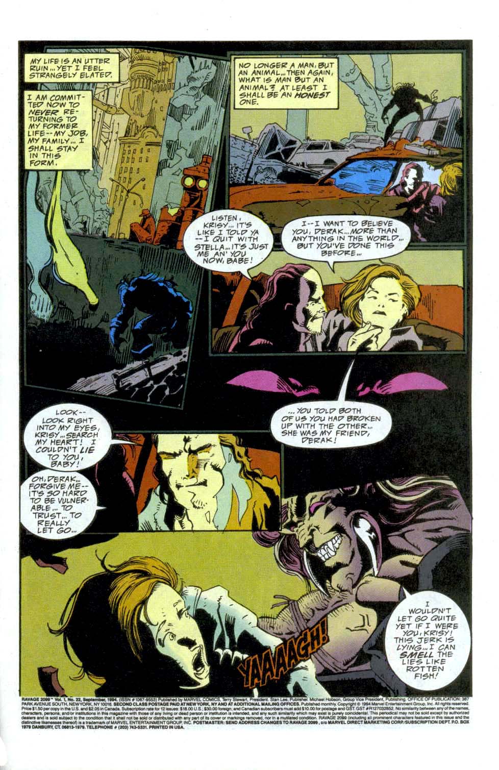 Read online Ravage 2099 comic -  Issue #22 - 2