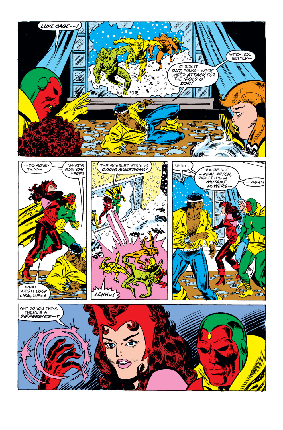 Read online The Vision and the Scarlet Witch (1985) comic -  Issue #8 - 7