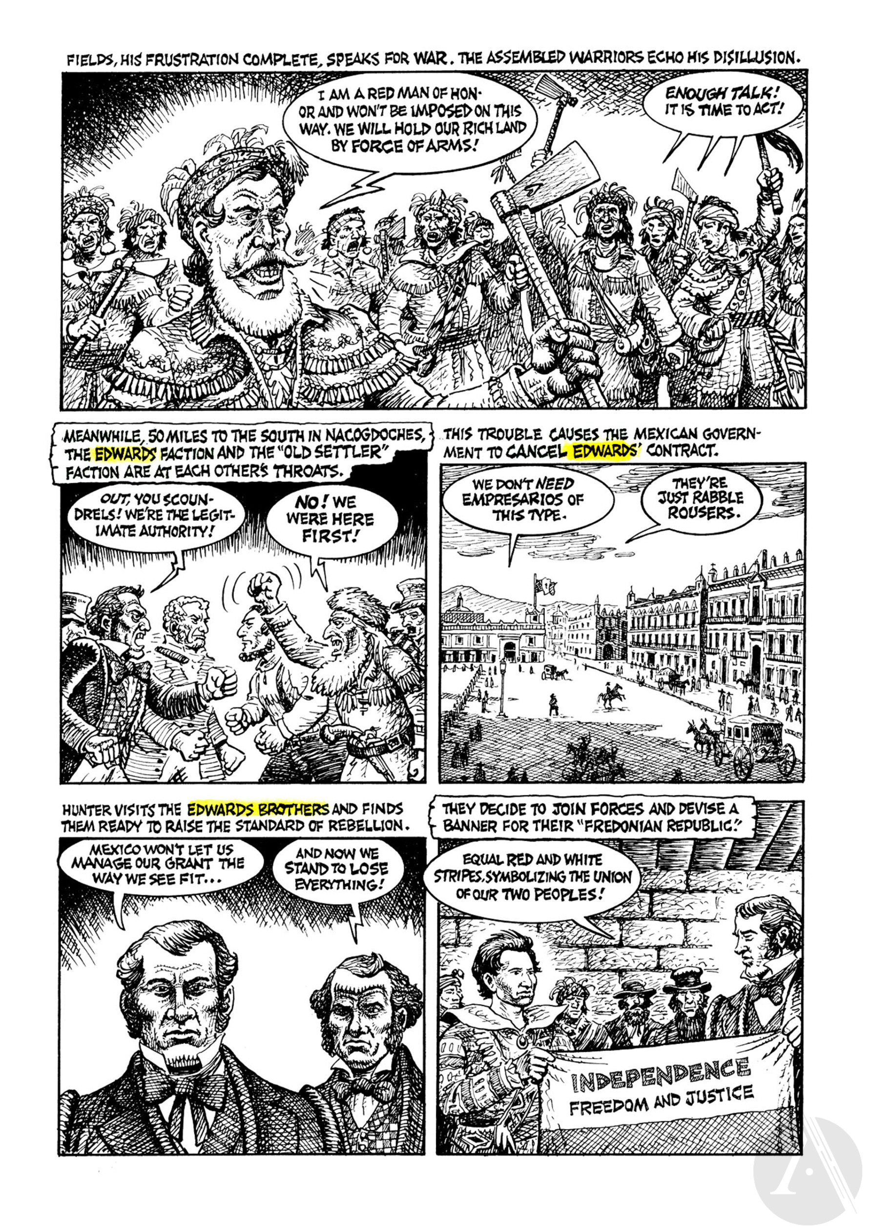 Read online Indian Lover: Sam Houston & the Cherokees comic -  Issue # TPB - 36