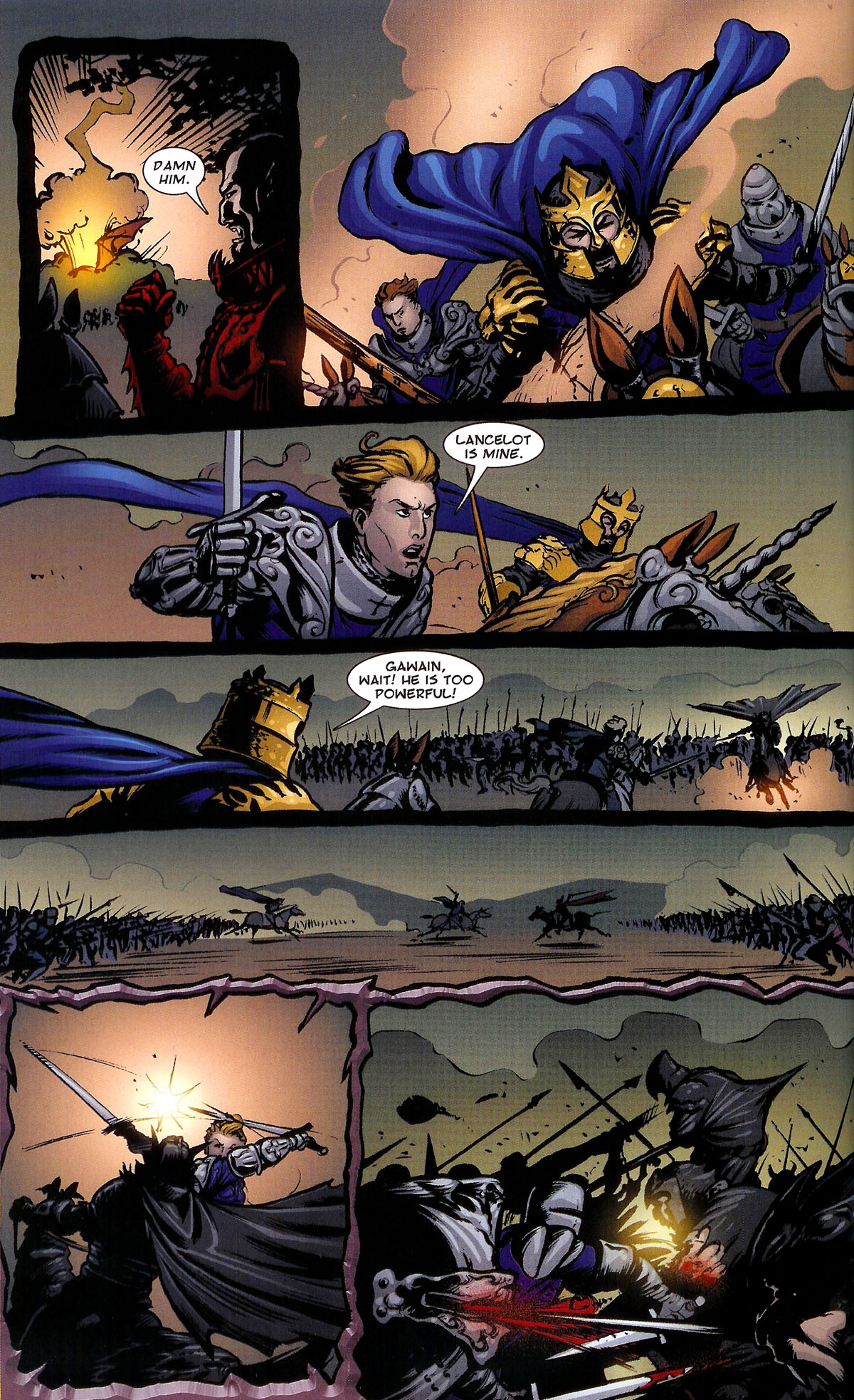 Read online Dracula vs King Arthur comic -  Issue #4 - 40