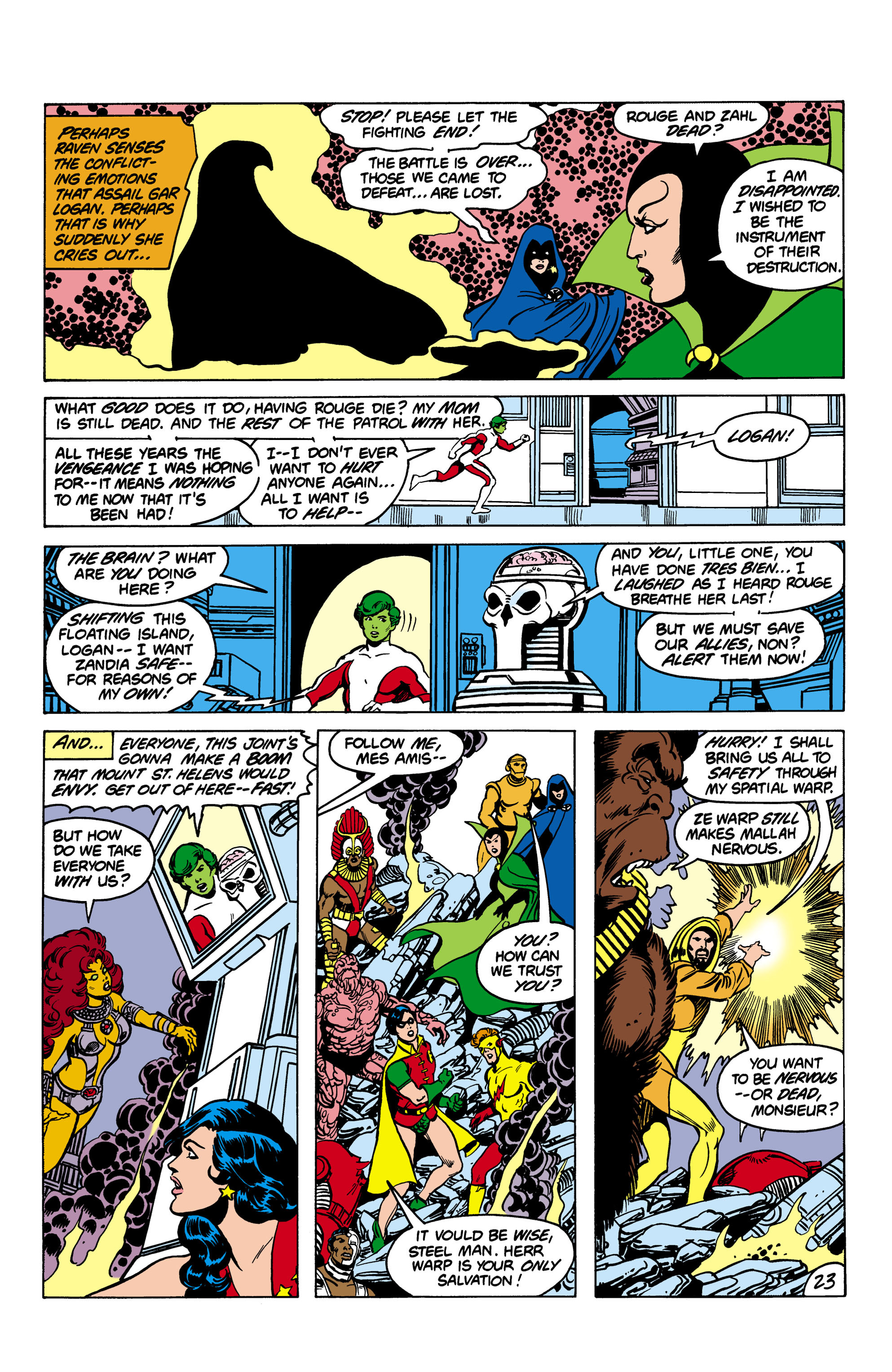 Read online The New Teen Titans (1980) comic -  Issue #15 - 24