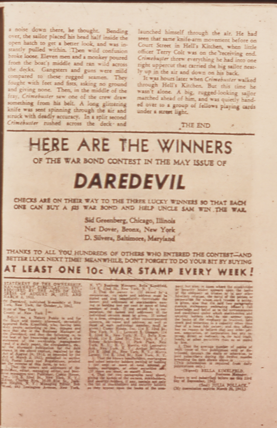 Read online Daredevil (1941) comic -  Issue #15 - 41