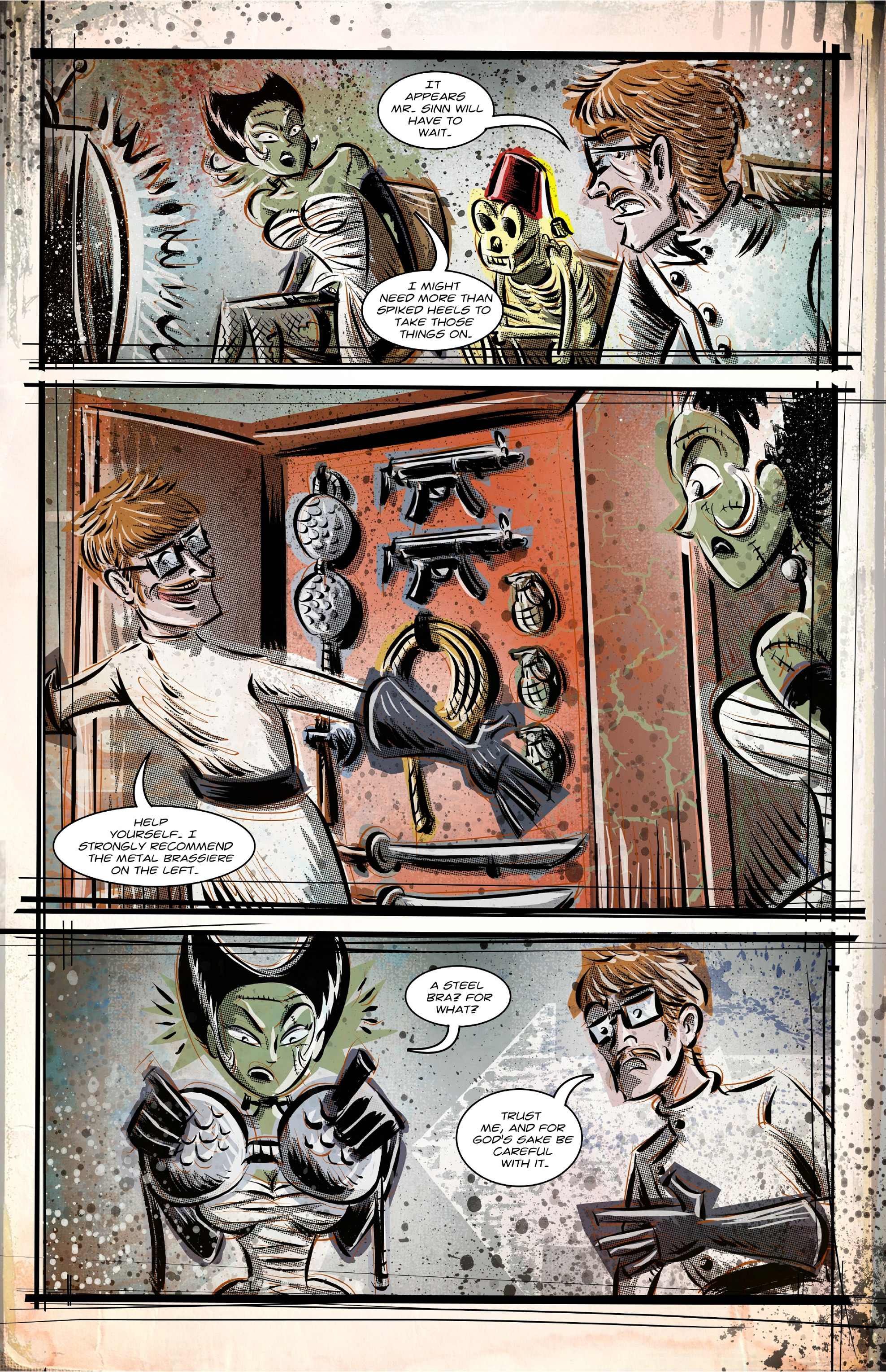 Read online Frankenbabe comic -  Issue #1 - 21